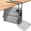 Under-Desk Hanging Box, Under-Table Storage Rack, Fits Laptops and A4 Size Items, Compact, Portable, and Convenient for Free Addresses