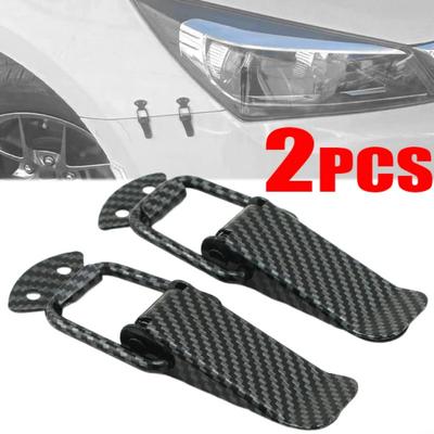 Auto Bumper Clip Universal Fastener Clip Carbon Security Hook Lock Clip Kit Quick Release Surround Fixed Buckle Car Accessories