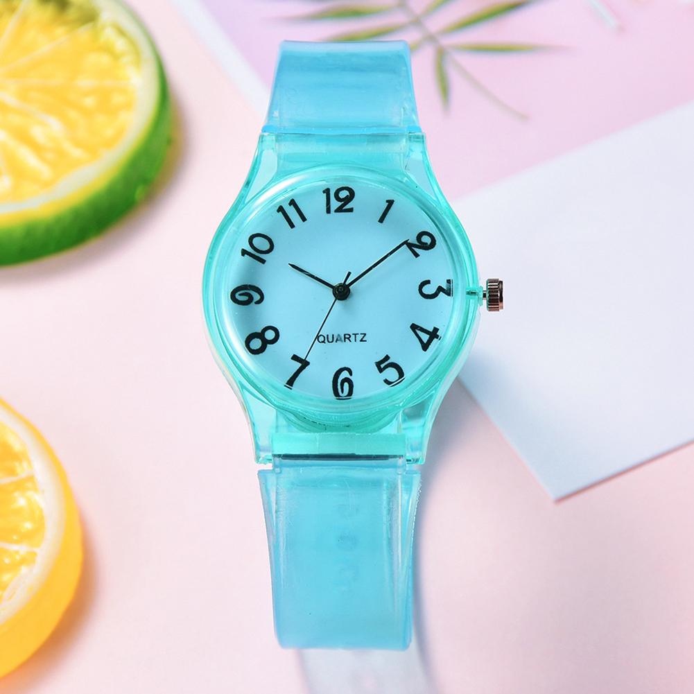 JewelryWe Orologio Donna In Silicone Con Numeri Grandi Colorati - Leggero, Impermeabile, Ideale Per Infermiere