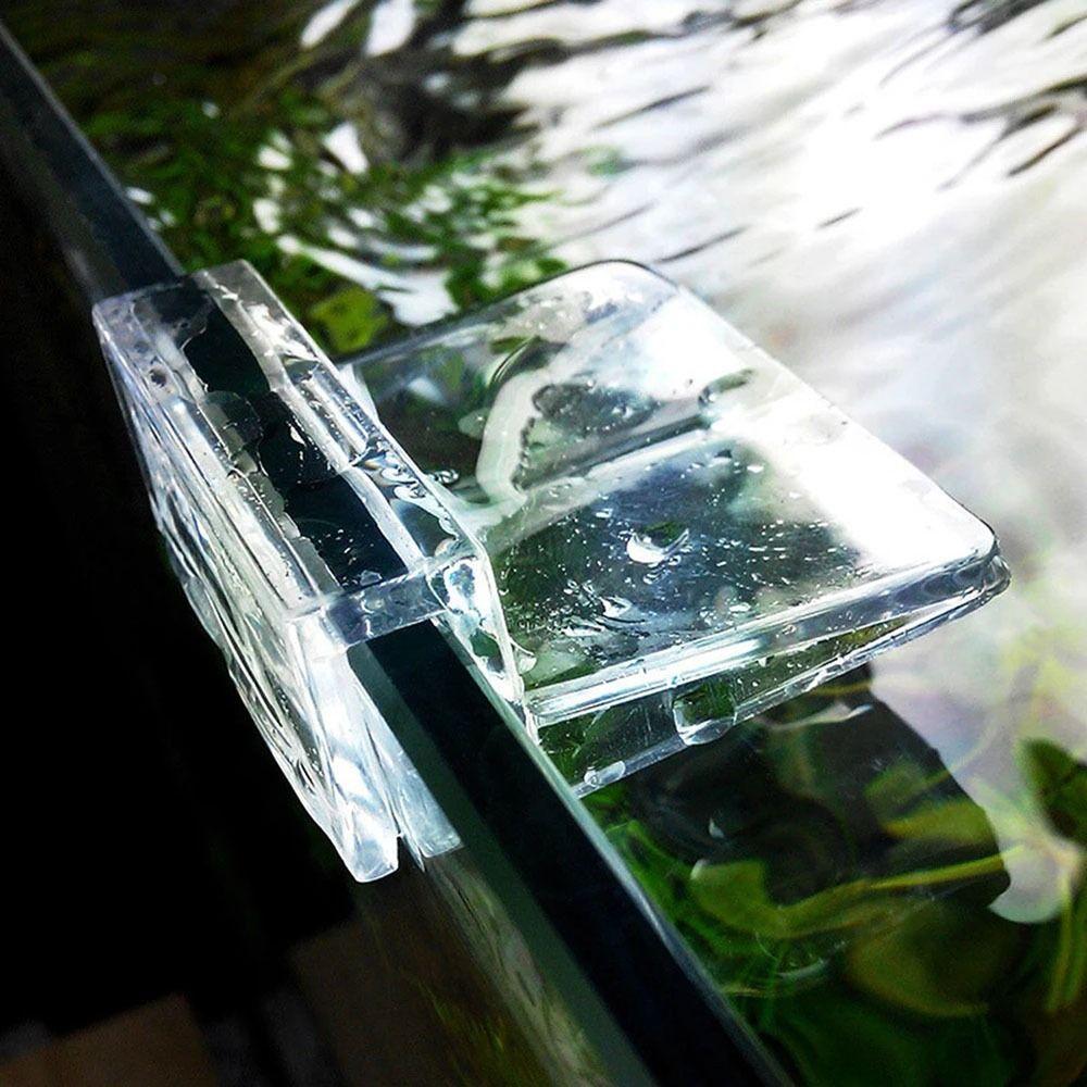 10Pcs New Width 5/6/8/10/12mm Fish Tank Bracket Transparent Acrylic Glass Lid Clip Support Holders Clip Aquarium Accessories
