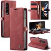 Suitable for Samsung Z Fold4 Phone Case, Flip Cover, Z Fold4 Phone Leather Case, Retro Folding Protective Cover