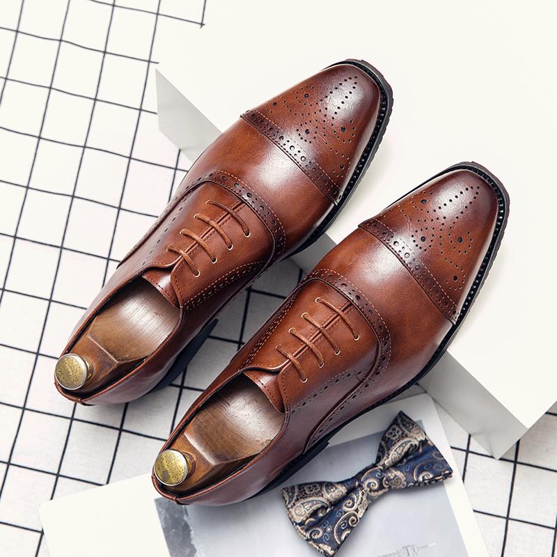 

Чоловічі шкіряні туфлі Весільні туфлі 38-47 розмір 47