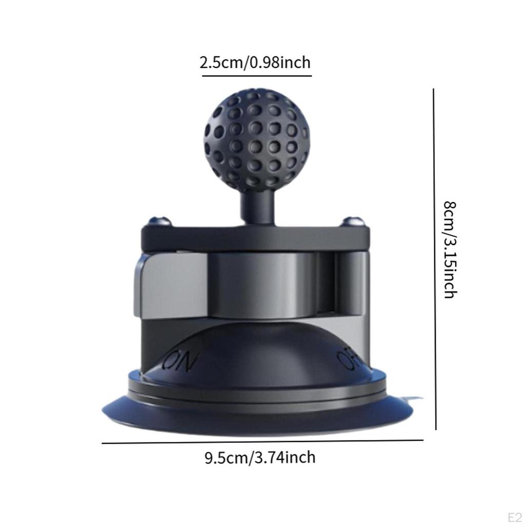 Suction Cup Mount Windshield Holder for Phone 25mm Ball Arm Dashboard Base