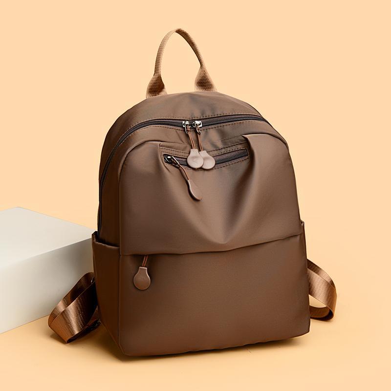 Schoolbag1011 New Fashion Versatile Backpack Women's Large Capacity Lightweight Travel Backpack Leisure Sports Bag Student School Bag
