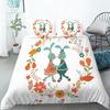 Chicken Animals King Queen Duvet Cover Lovely Cartoon Farm Chick Bedding Set Kids Girls Wildlife 2/3pcs Polyester Quilt Cover