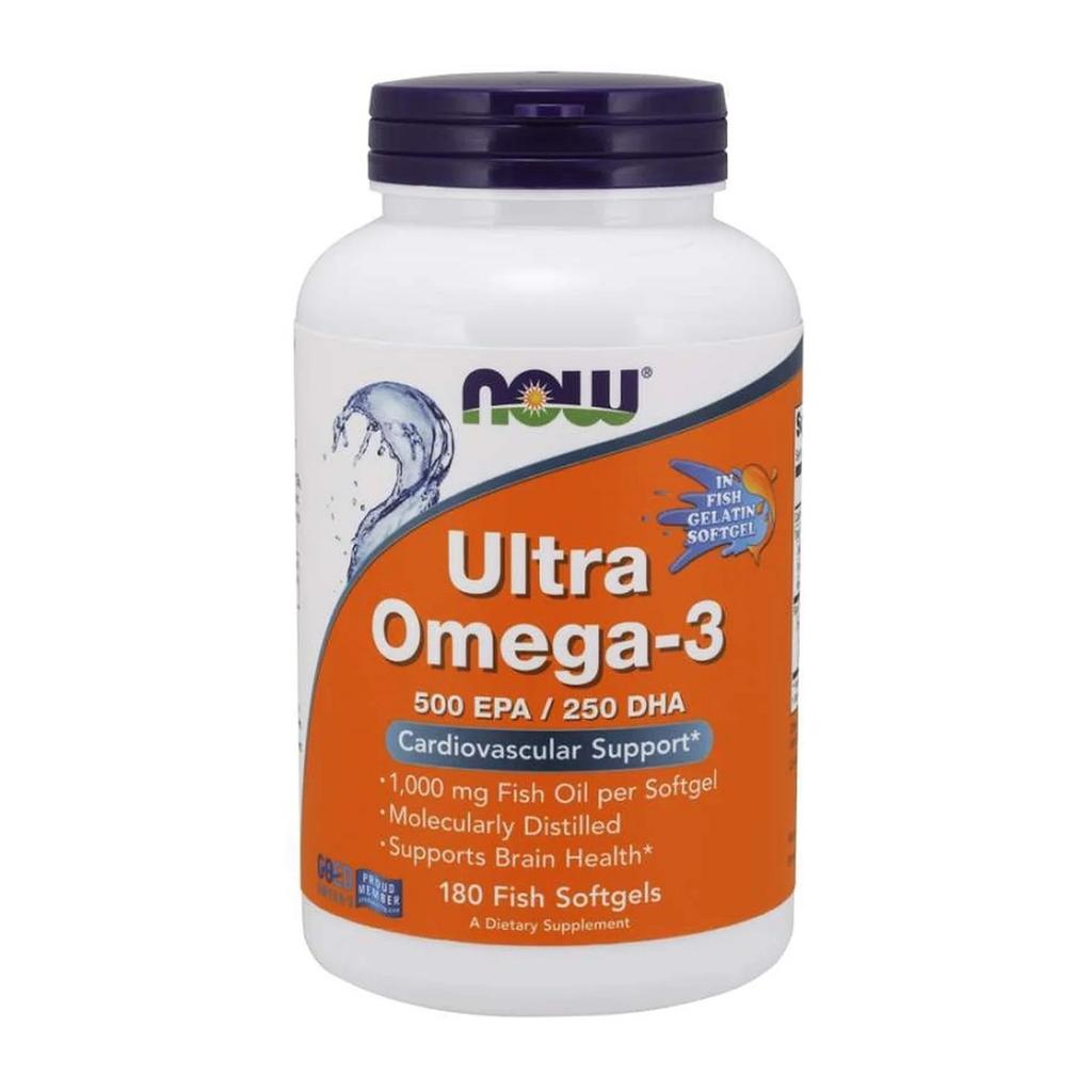 Ultra Omega-3 (In Fish Gelatin Softgels) - 180 fish softgels
