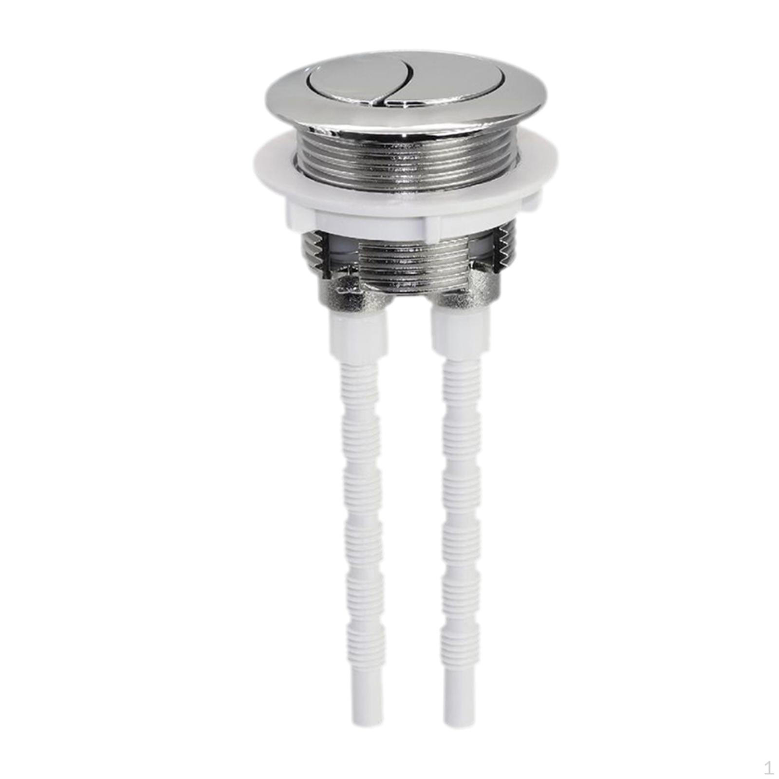 

Кнопка смыва для бачка унитаза, 38 мм, аксессуар для клапана, квартира серебряный