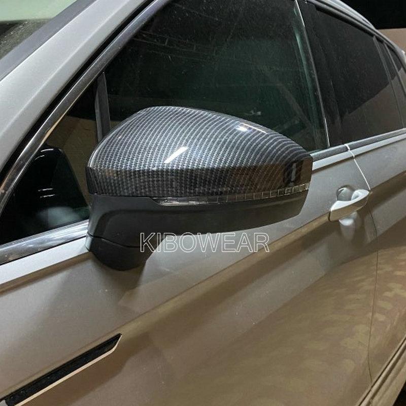 

2 шт. накладки на боковые зеркала для VW Tiguan Allspace L MK2 2017 2018 (Карбоновый вид) Замена