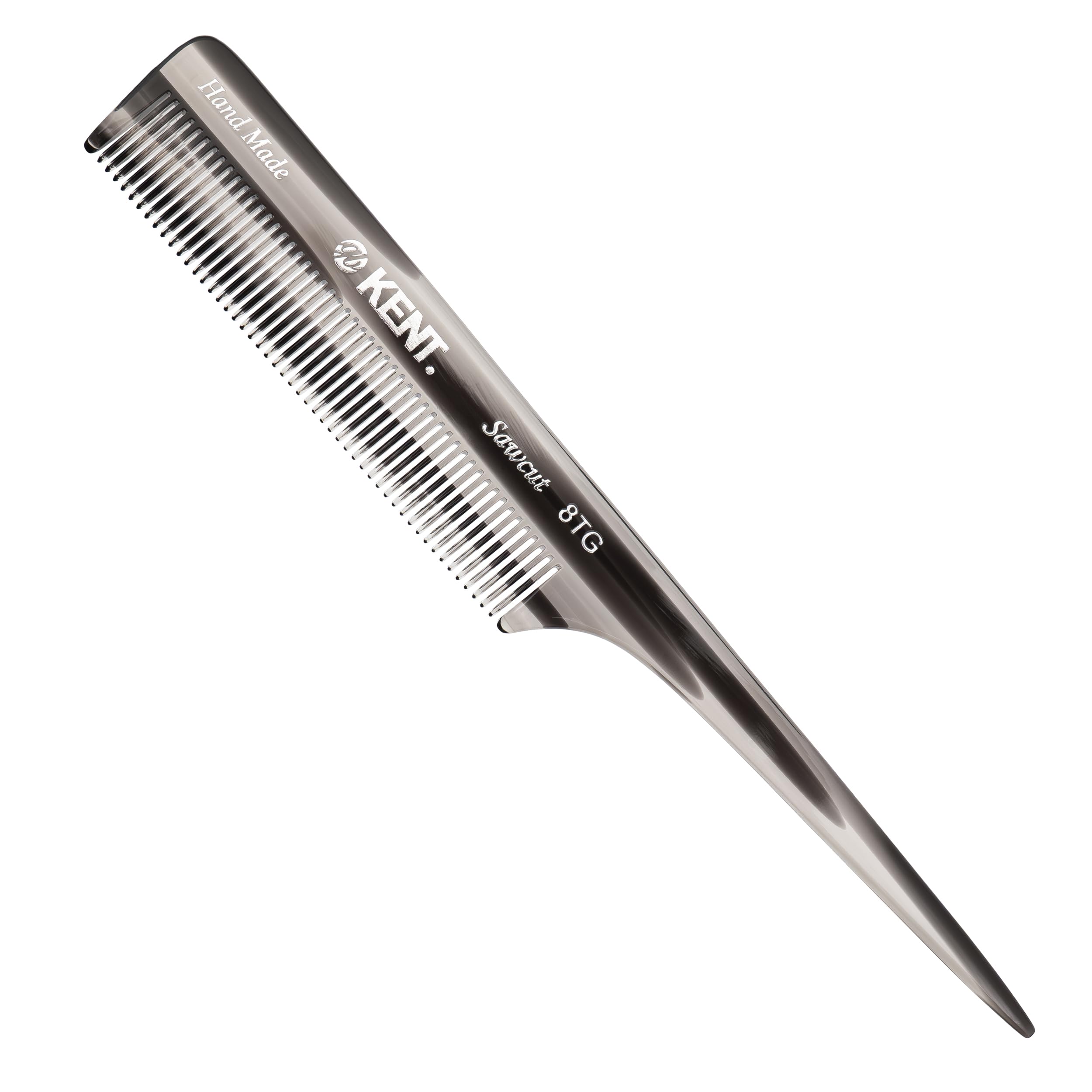 

Расческа ручной работы Tail Hair Royal 8TG G.B.KENT, Серая, Натуральная, Гарантия,