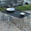 Camping Moon Ground Rack Aluminum Top Plate 2-Piece Set Black T-2308-BK-2P