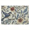 4pcs Linen Placemats Set, Bird and Flower Design, 12x18 Inches – Perfect for Dining Room, Kitchen Decor, Holiday Parties, and Home Table Settings