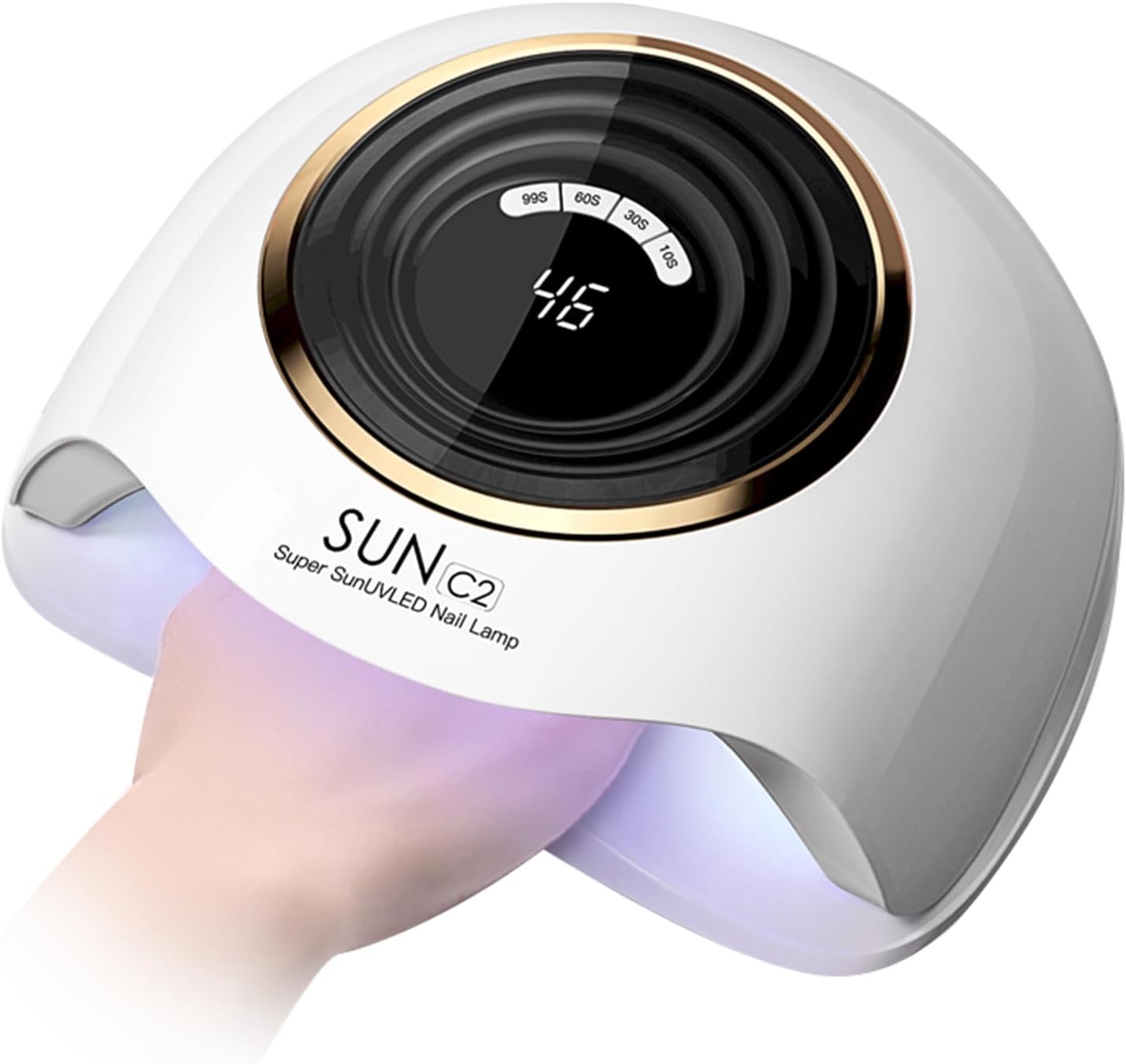 

288W UV LED Nail Lamp for Gel Nails, Fast Curing with Auto Sensor & 4 Settings