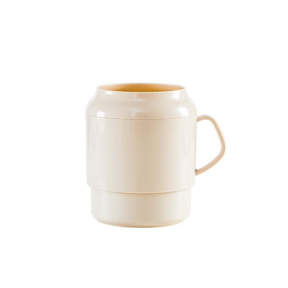 

Plastic Cutlery Drain Rack Detachable Tableware Storage Container Cutlery Organizer for Home бежевый