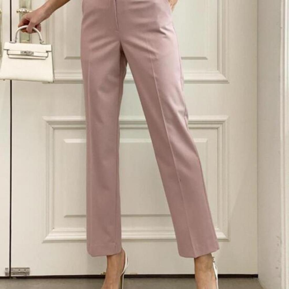 New Arrivals Open Run Women Basic Straight Fit Slacks Pants