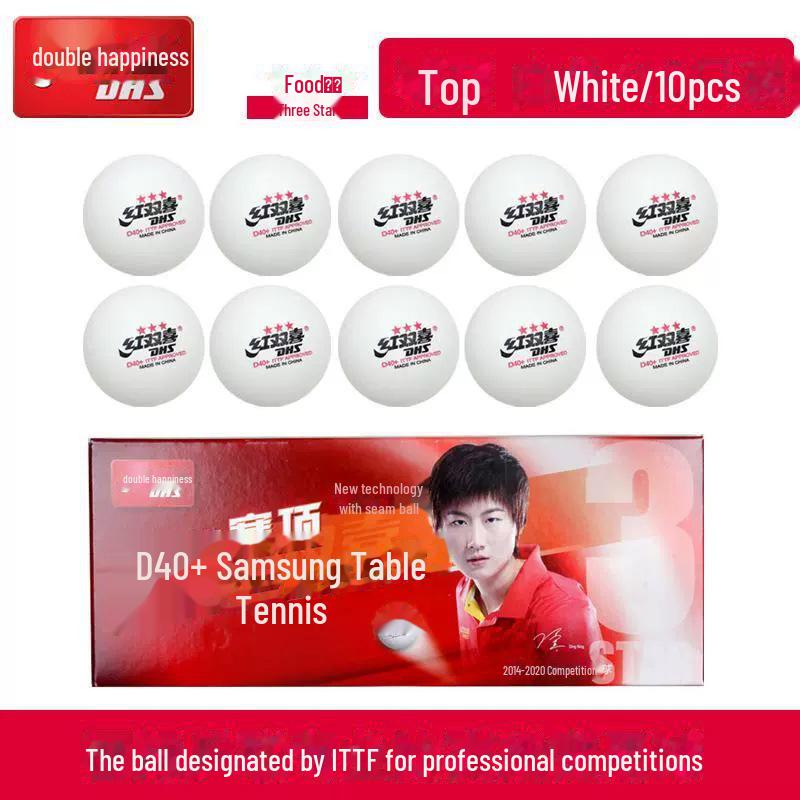 

Мячи для соревнований по настольному теннису DHS - 40+ Tokyo WTT ABS, доступны в рейтингах одна, две и три звезды.