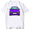 Drive The Legend France TWG 90s EVCar T-Shirt Unisex Summer Men Short Sleeve Harajuku White Hip Hop Casual Boy Tees Fashion Tops