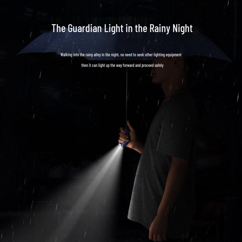 Hongye Full-Automatic 10-Rib Umbrella with LED & UV Protection