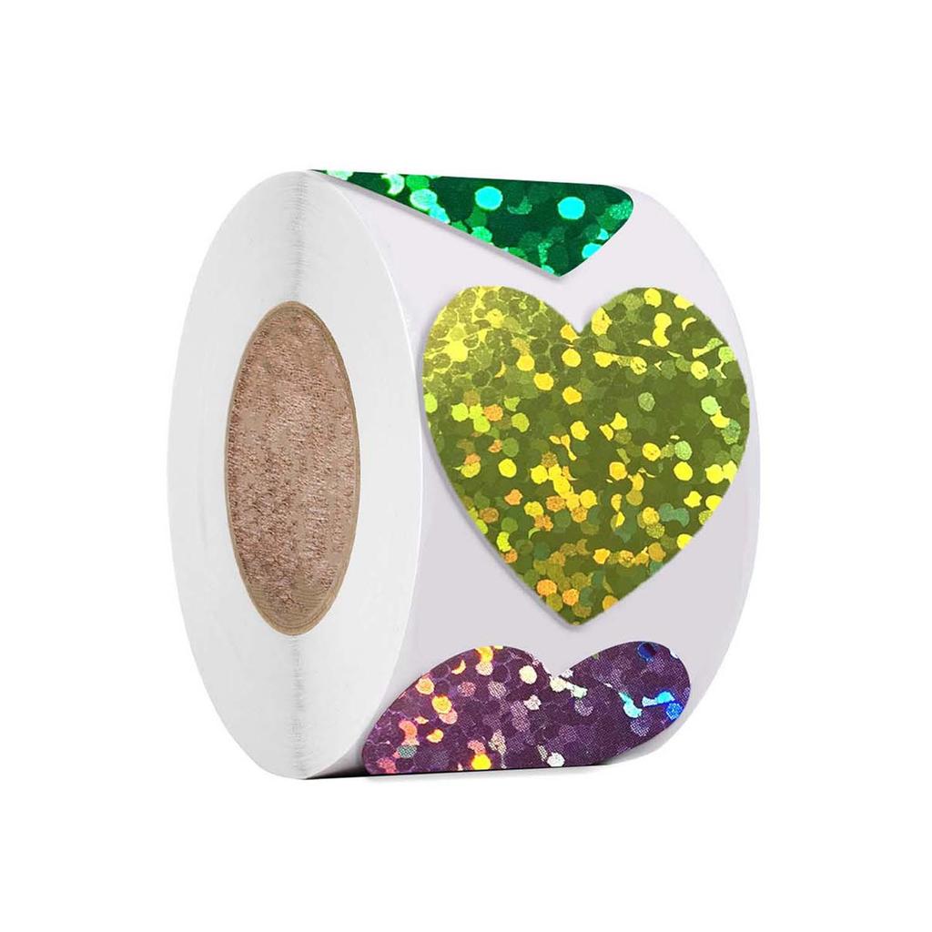 Self-Adhesive Star Stickers, 500/Roll, 2.5cm, for Reward Charts and Decorations