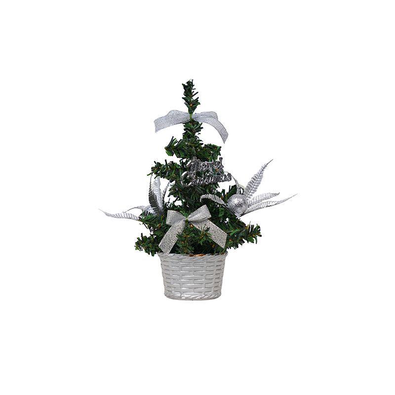 20/30/40cm DIY Christmas Desktop Tree with Ornaments - Potted Decorations