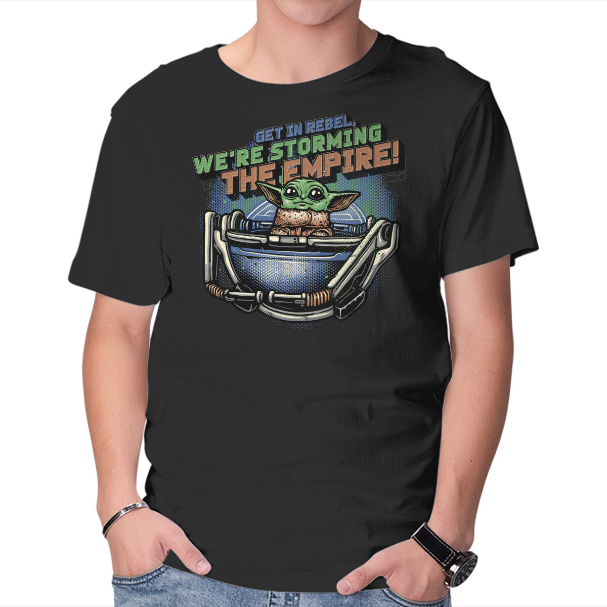 Unisex Crew Neck T-Shirt Storming The Empire Graphic Short Sleeve Casual Tee XXXXL