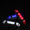 USB Rechargeable LED Bicycle Tail Light Mountain Bike Safety Driving Warning Front Rear Flashing Lights Night Riding Accessories