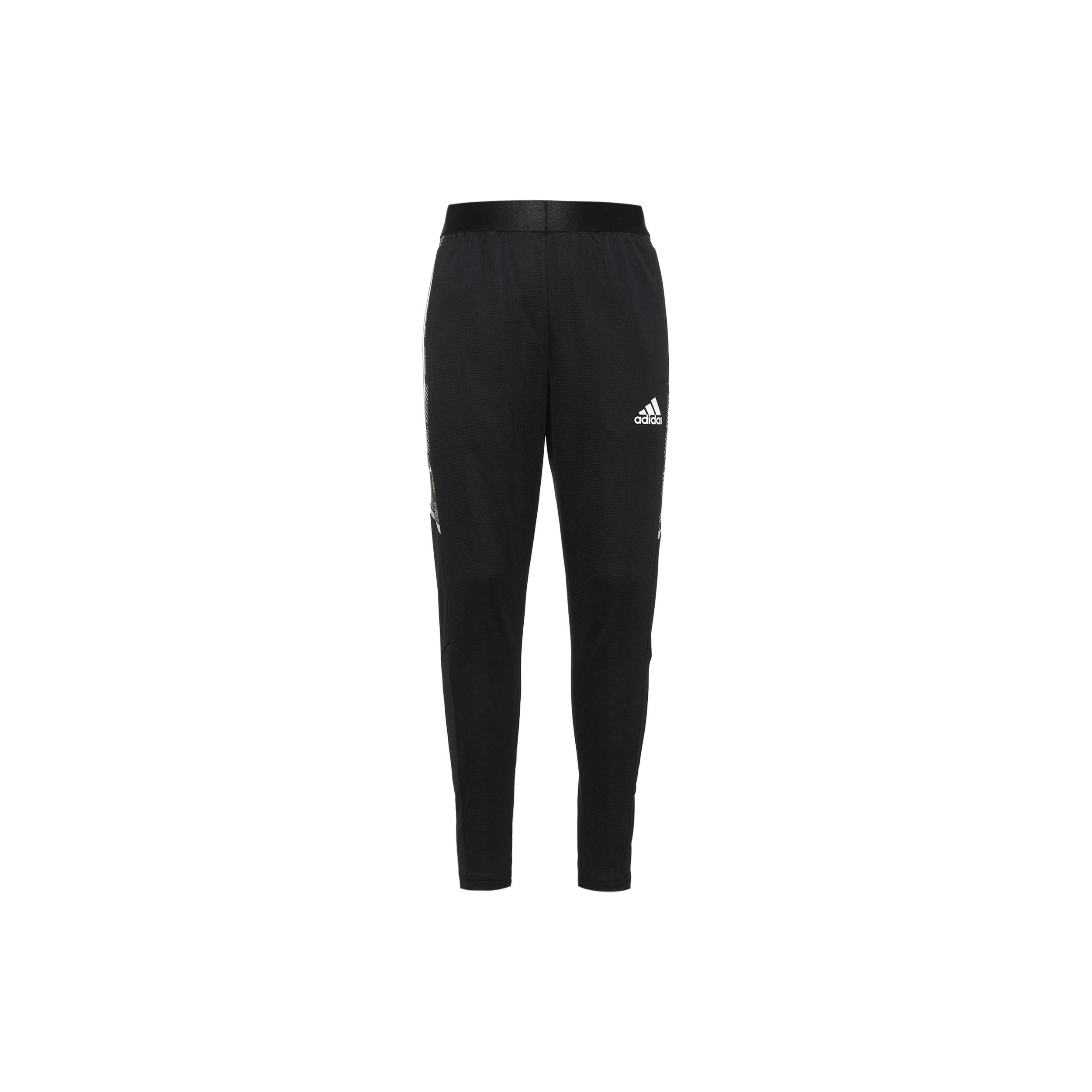 Men s adidas Solid Color Alphabet Logo Printing Running Training Soccer/Football Sports Pants/Trousers/Joggers Black GE5423 S