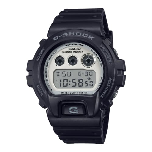 Casio Watch G-Shock Black and Brilliant White Series DW-6900WD-1JF Men's Black