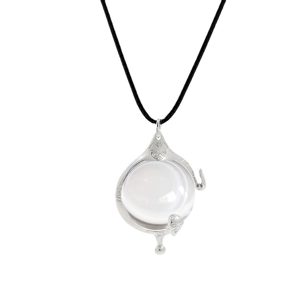 

Модное ожерелье с подвеской, Подвеска Аниме Косплей Аксессуары One Size белый