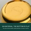 Stainless Steel Gold Seasoning Condiment Pot Spice Salt Sugar Pepper Container Jar Storage Organizer with Lid