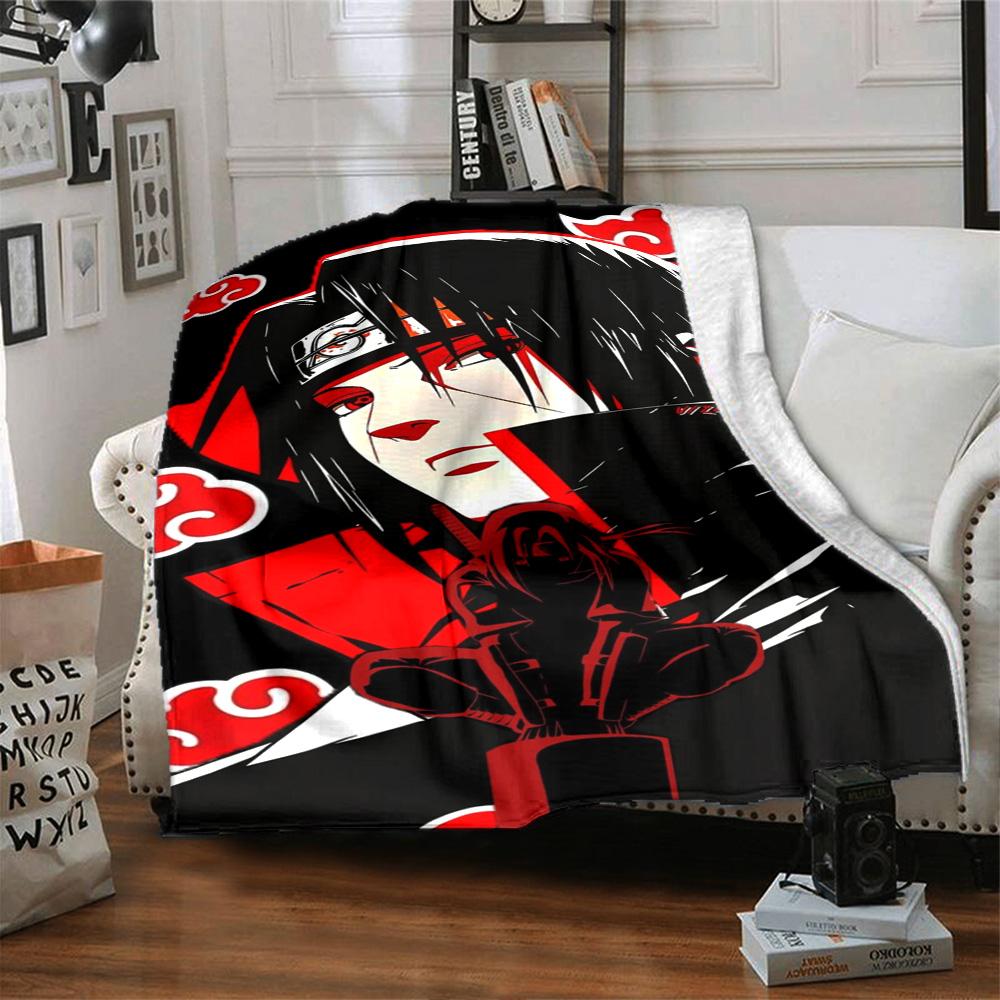 Naruto Blanket Comfortable Great for Sofa Bed Livingroom Four Seasons Universal Modern Gifts For Family Or Friends