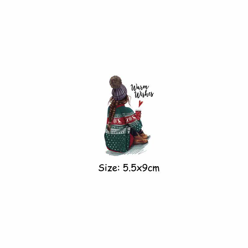 Cooler Aufnäher zum Aufbügeln, Motiv: „Frauen wünschen modische Kleidung“, Wärmeübertragung, DIY-Zubehör, zum Aufbügeln, Applikationen für Kleidung, Thermotransfers