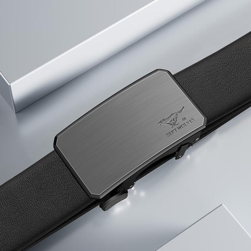 Septwolves Men's Automatic Buckle Leather Belt