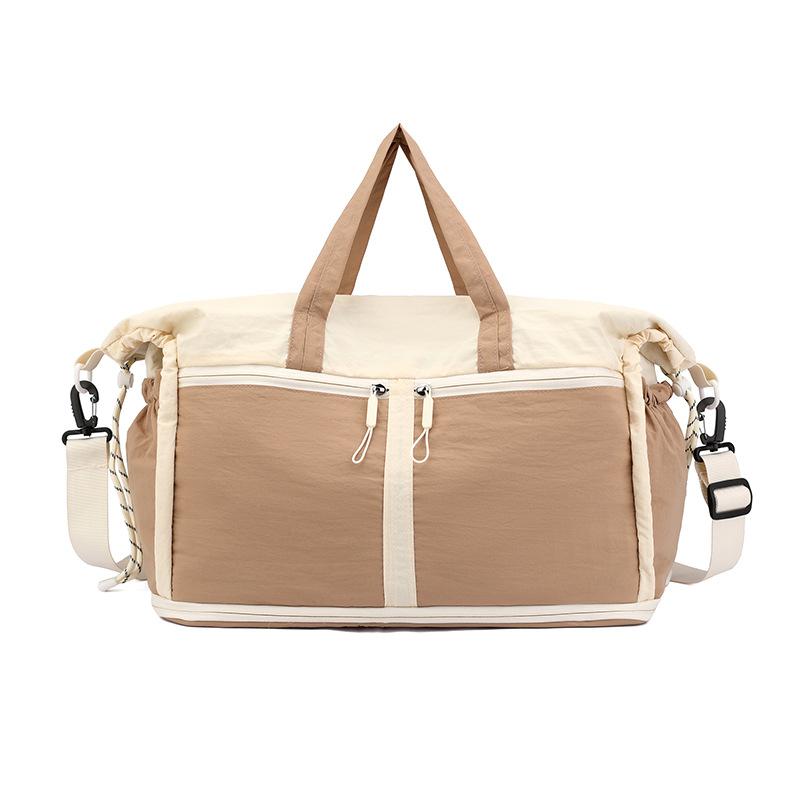 Extensible Large Capacity Shoulder Bag Women's Dry and Wet Separate Travel Bag Short Distance Duffel Bag