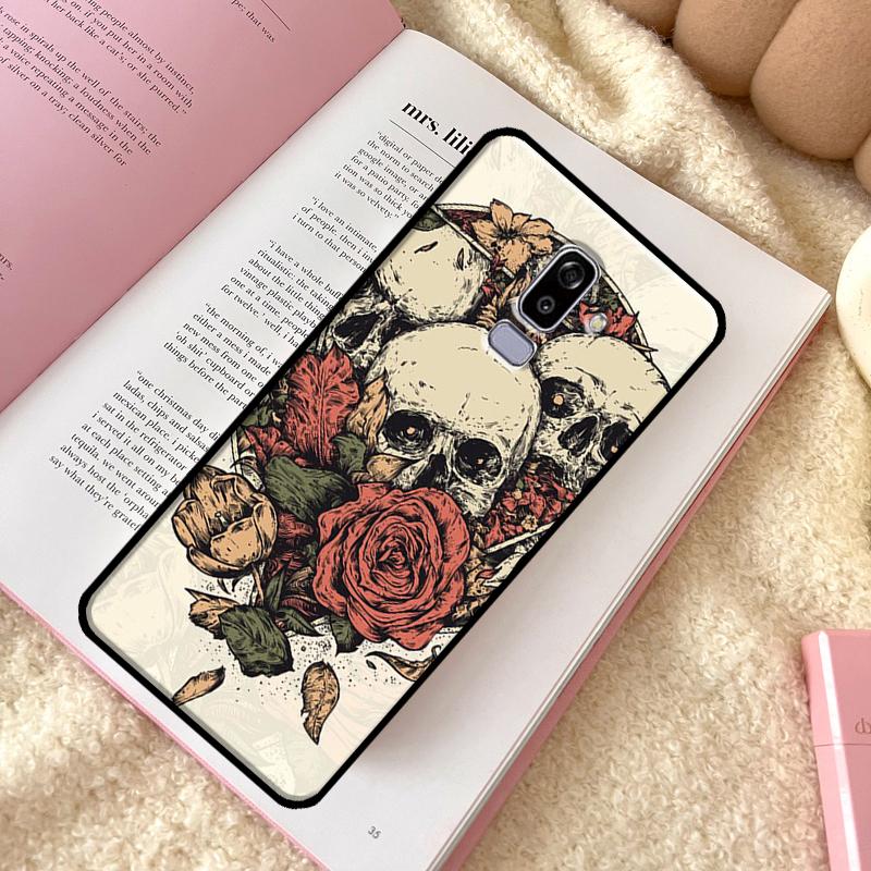 Funny Skull Phone Case For Samsung Galaxy J6 J4 Plus A6 A7 A8 A9 J8 2018 A3 A5 J1 2016 J3 J7 J5 2017