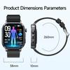 SACOSDING 2026 New Health Tracker Smart Watch Women Body Fat BMI Micro Physical Examination Bluetooth Call Smartwatch Men