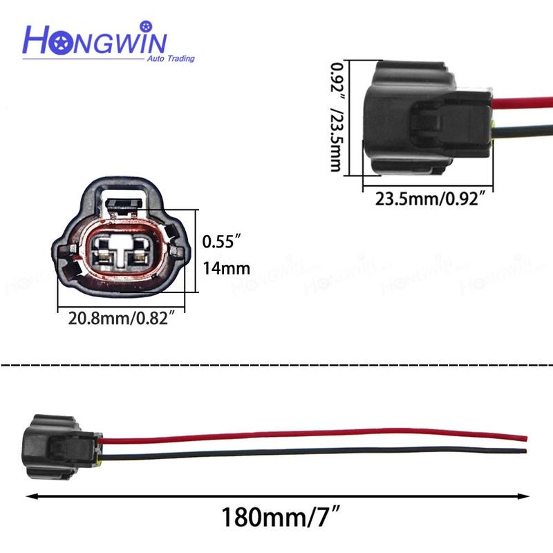 VVT Variable Valve Timing Solenoid & Electrical Connector Harness Plug VVT146 VVT4201 For 06-16 Dodge Hyundai Kia Toyota Lexus