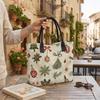 Christmas Print Casual Tote Bag Large Capacity Daily Shoulder Bag for Women