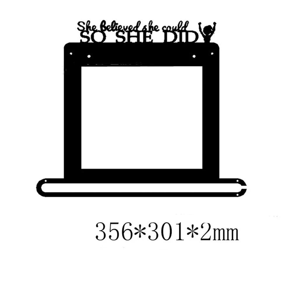 Medal Hanger Race Medals Holder with Race Ribbon Sport Medal Display Rack Stainless Steel Wall Hang Decoration Marathon Gymnasts