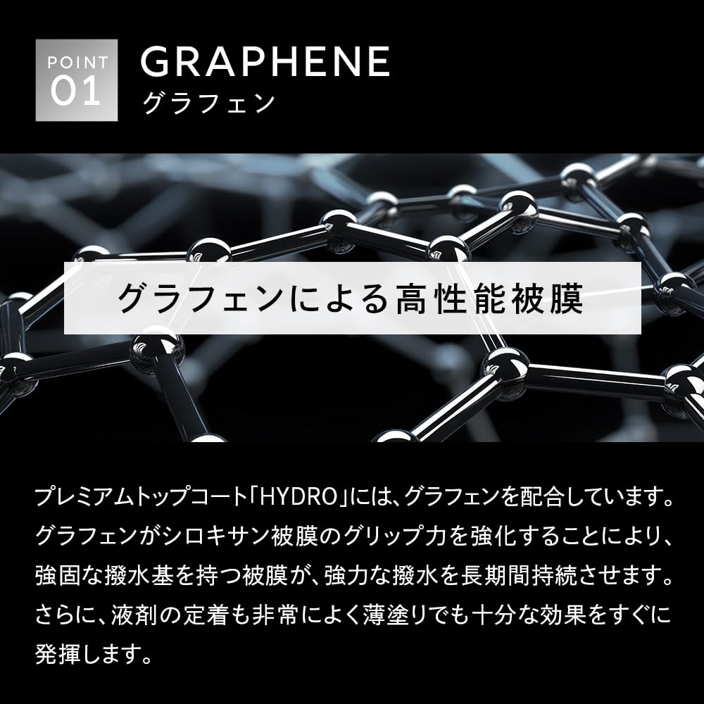 DETAIL ARTIST HYDRO Top Coat with Graphene and Car Large High Car Aroma Wood Detail Artist "High-Performance Titanium" Coating, Capacity,