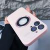 KEYSION Luxury Glass Camera Lens for MagSafe Magnetic Wireless Charging Case for iPhone 12 11 Pro Max Shockproof Phone Cover