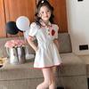Short Sleeve Children's Clothes Set Elementary Girl Top T-shirts for Girls Suits and T-shirt Summer Kids