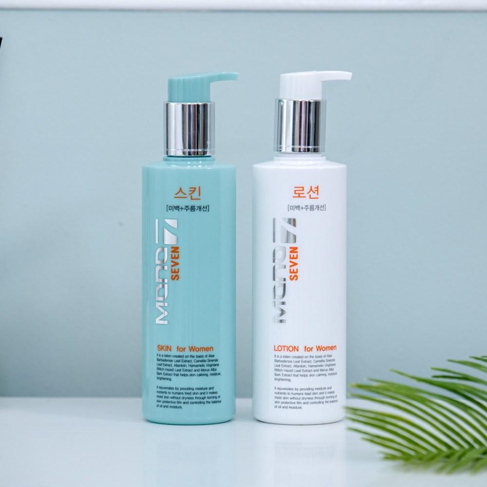 Mono Seven Women's Whitening Wrinkle Improvement Functional Basic Skin Lotion Set 250ml