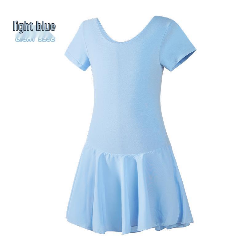 

Girls Short-Sleeve Ballet Dance Costume for Spring/Autumn Size 105