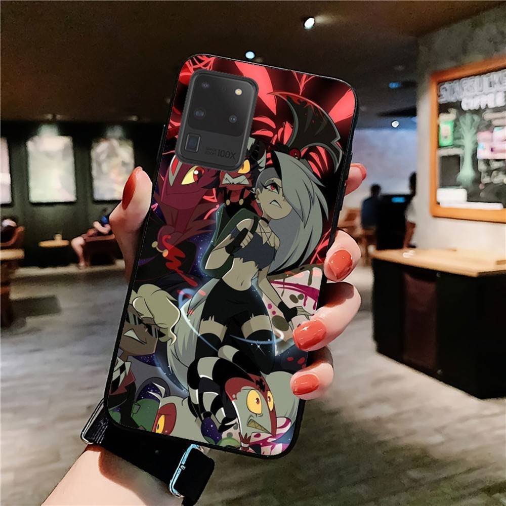 

Hazbin Anime Hotel Phone Case For Samsung S 24 Fe 25 Ultra Plus 20 Lite 21 30 22 23 24 22 Ultra 5G Fundas Samsung S24