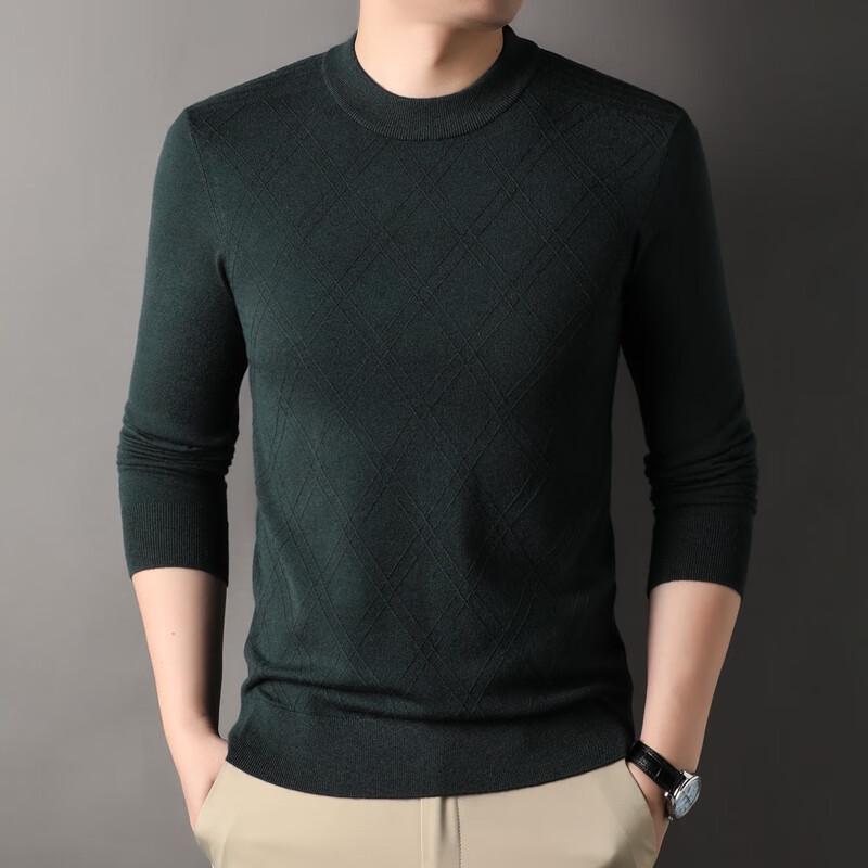 Yiliteng Men's Round Neck Knit Sweater YTMTSZ05