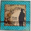 Muž postava Shadow Cutting Dies DIY Scrapbook Papírové karty Craft Punch Stencil