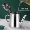 Filter Oil Pot Stainless Steel Household Leak-Proof Wine Pot Pouring Oil Bottle Seasoning Tank Kitchen Supplies Oz Pot Oil Tank