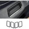 TEGENT Car Door Storage Box Cover Trim For Chevrolet Equinox 2018-2023 (Black Titanium) Stainless Steel 4PCS