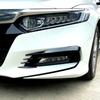 For Honda Accord 10th 2018 2019 2020 2021 Front Bumper Splitter Fog Lamp Grill Spoiler Cover Air Vent Wind Knife Body Kits