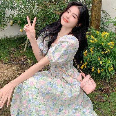 Sweet Girl Floral Midi Dress: Plus Size, Waist-Cinched, Gentle Style for Summer 2026